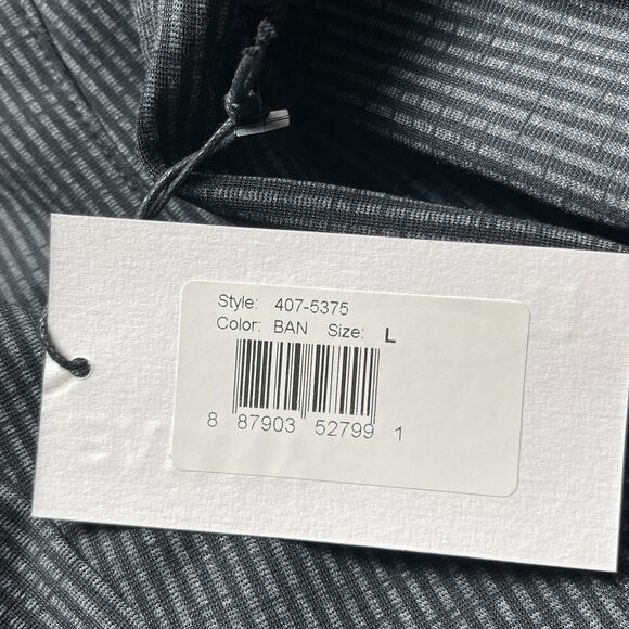 Bailey 44 Women's Peter The Great Blazer Jacket Size Large Black Gray Striped - Picture 16 of 16